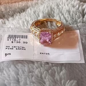 Pink Sapphire Ring NWTs